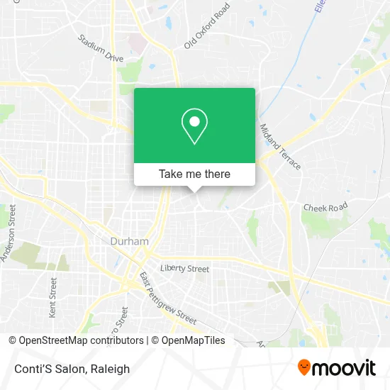 Conti’S Salon map