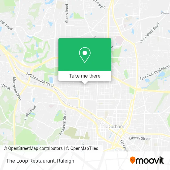 The Loop Restaurant map