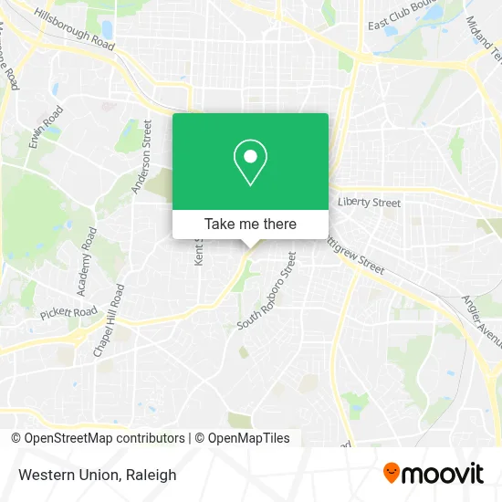 Western Union map
