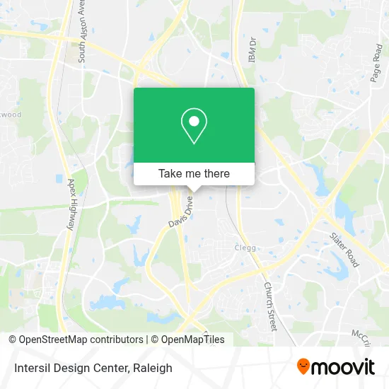 Mapa de Intersil Design Center