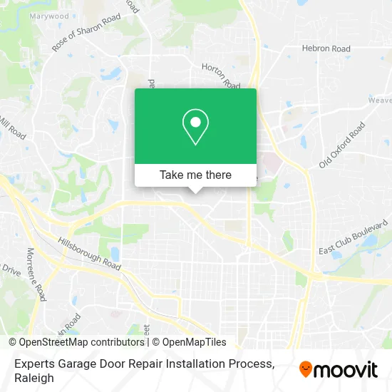 Experts Garage Door Repair Installation Process map