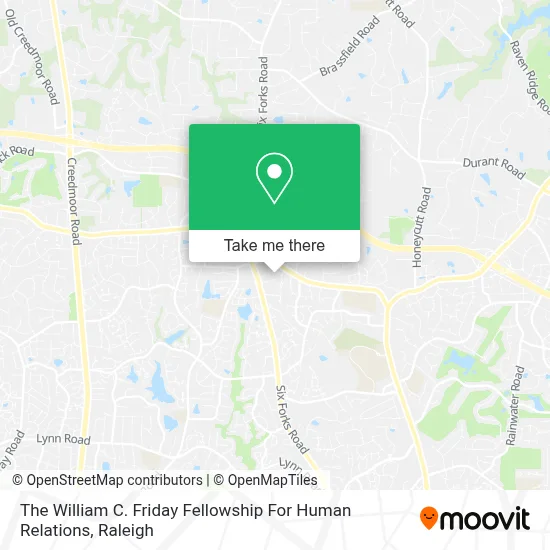 The William C. Friday Fellowship For Human Relations map