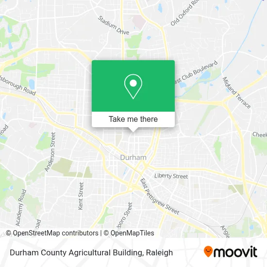 Durham County Agricultural Building map