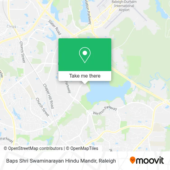 Baps Shri Swaminarayan Hindu Mandir map