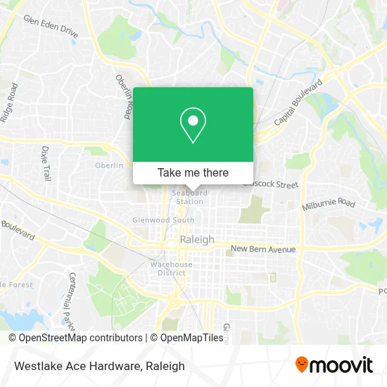 Westlake Ace Hardware map