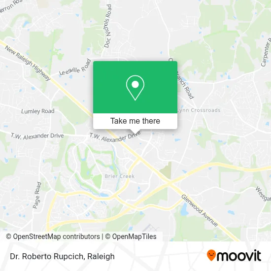 Dr. Roberto Rupcich map