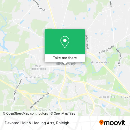 Devoted Hair & Healing Arts map