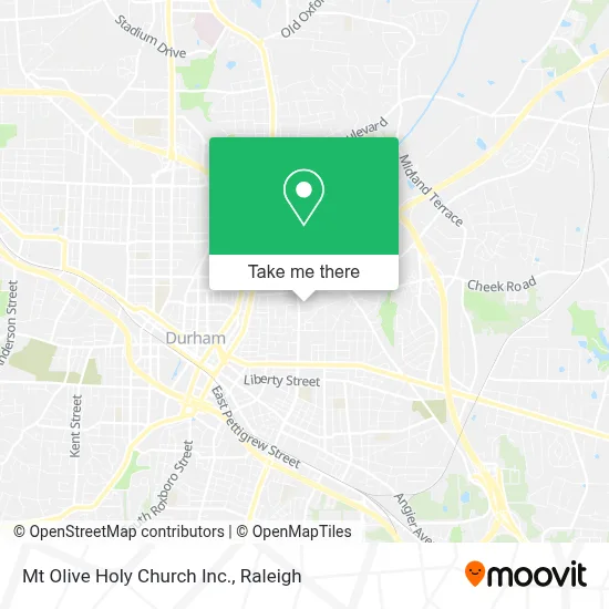 Mt Olive Holy Church Inc. map