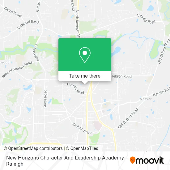 New Horizons Character And Leadership Academy map