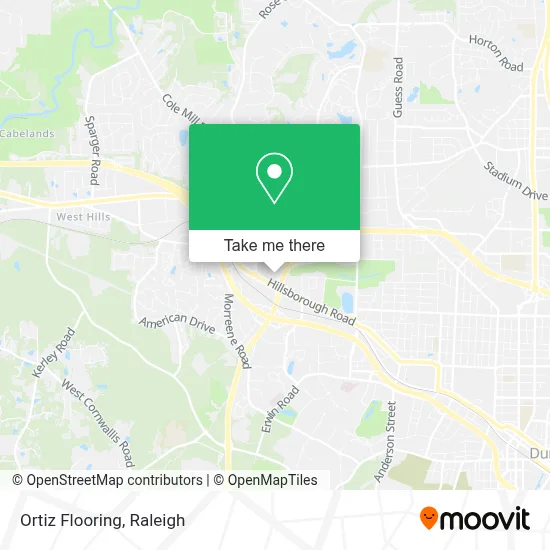 Ortiz Flooring map