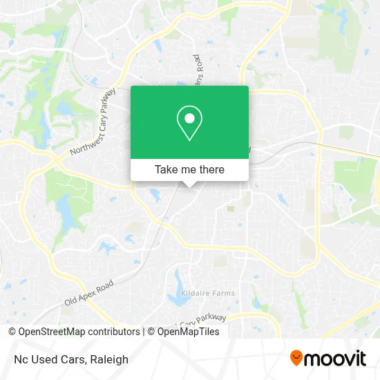 Nc Used Cars map