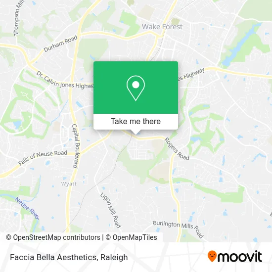 Faccia Bella Aesthetics map