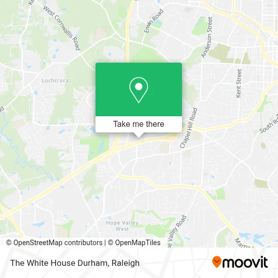 The White House Durham map