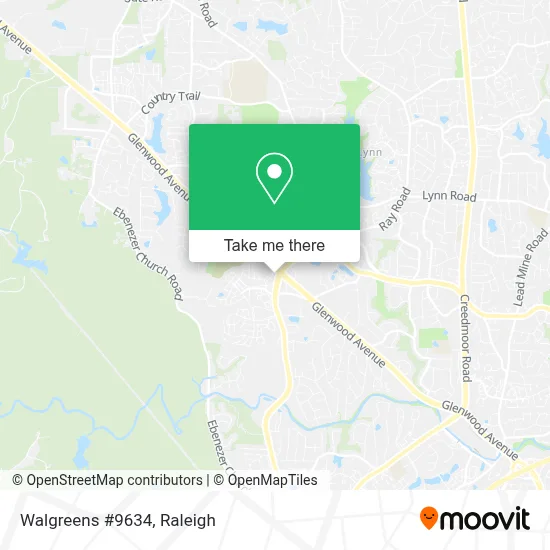 Walgreens #9634 map
