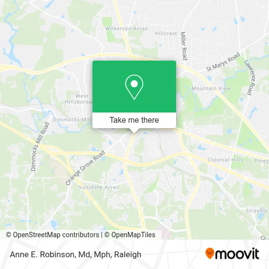 Anne E. Robinson, Md, Mph map