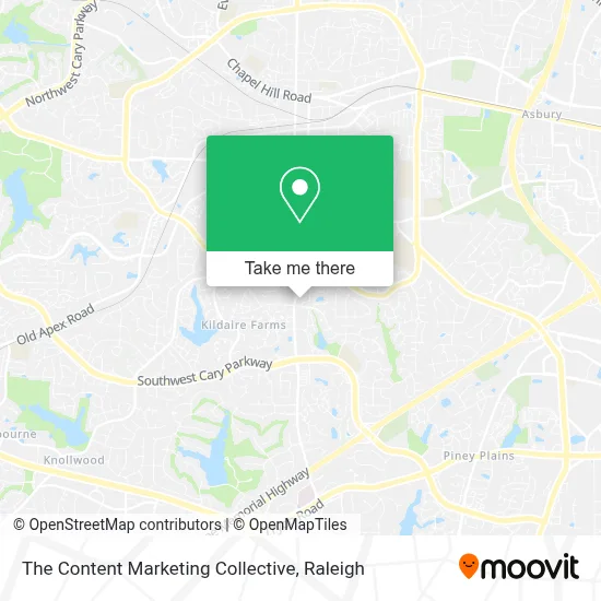 The Content Marketing Collective map
