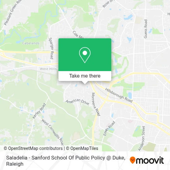 Saladelia - Sanford School Of Public Policy @ Duke map