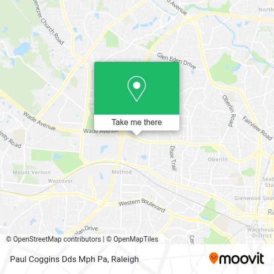 Paul Coggins Dds Mph Pa map