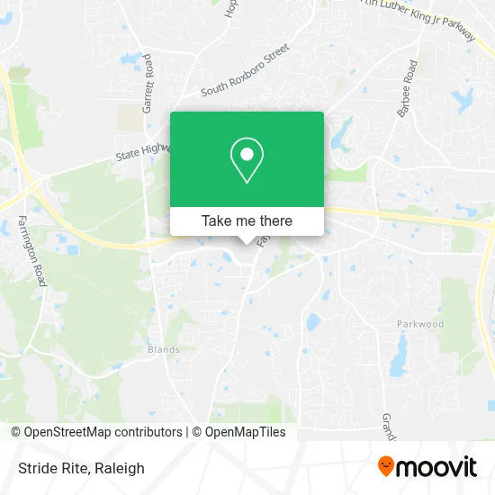Stride Rite map