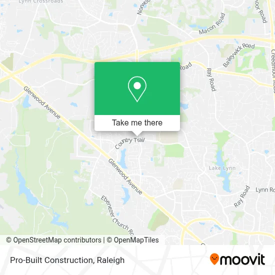 Pro-Built Construction map