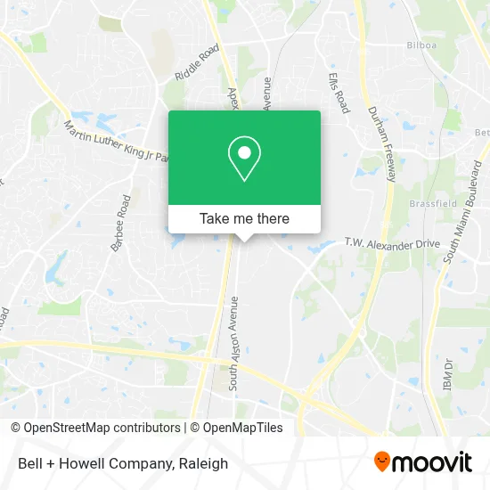 Bell + Howell Company map