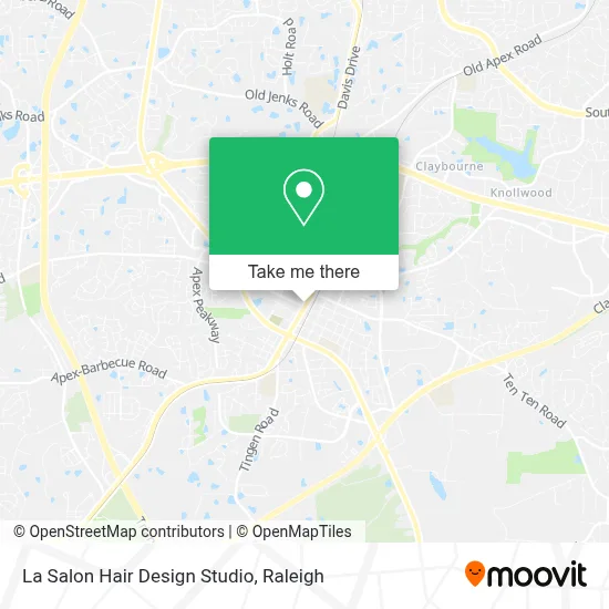 La Salon Hair Design Studio map