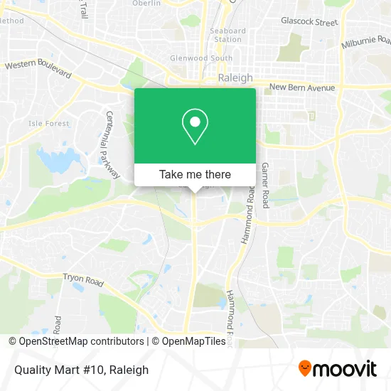 Quality Mart #10 map