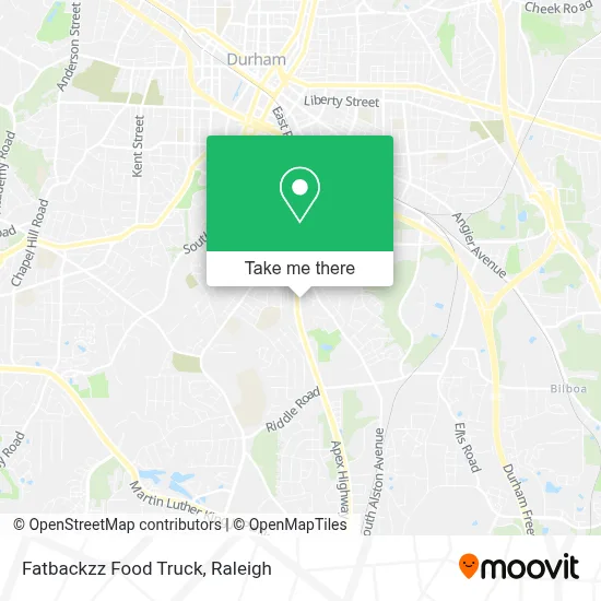Fatbackzz Food Truck map
