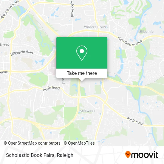 Scholastic Book Fairs map