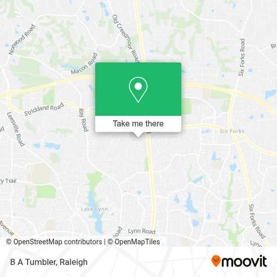 B A Tumbler map