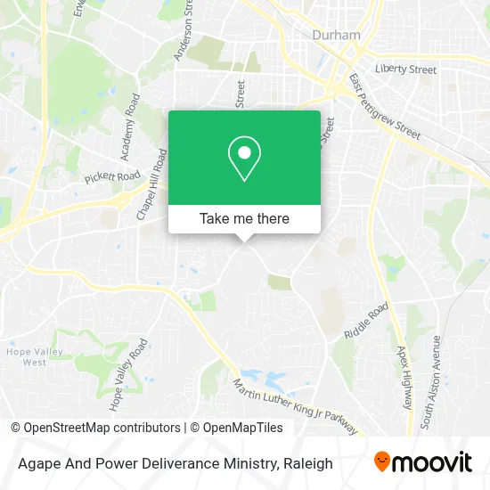 Agape And Power Deliverance Ministry map