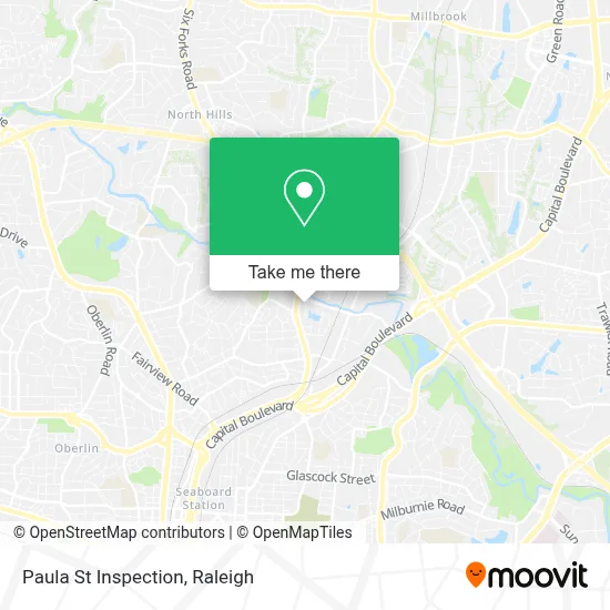 Paula St Inspection map