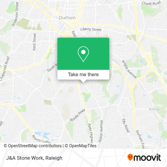 J&A Stone Work map