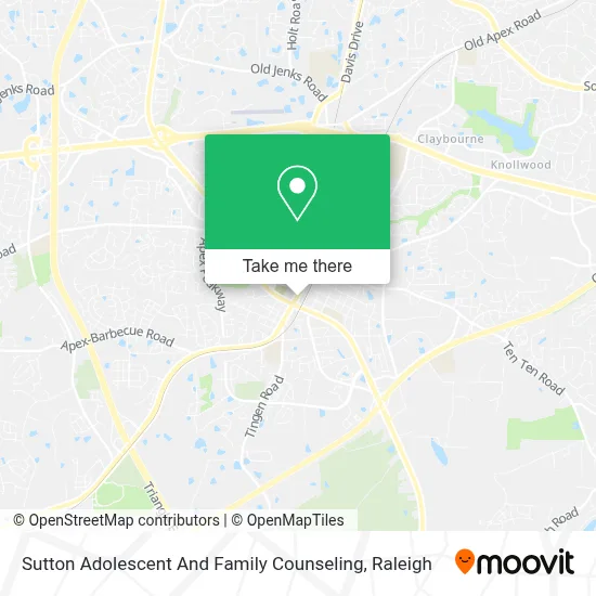 Sutton Adolescent And Family Counseling map