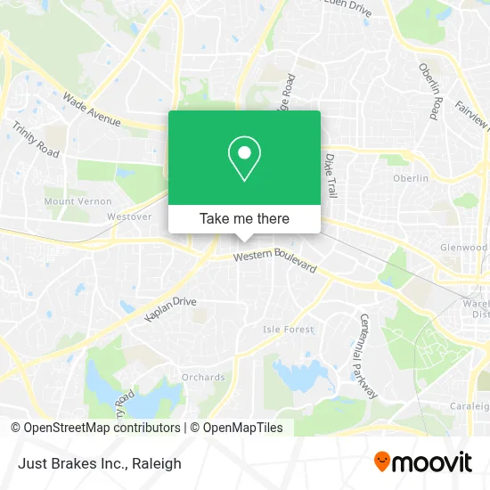 Just Brakes Inc. map