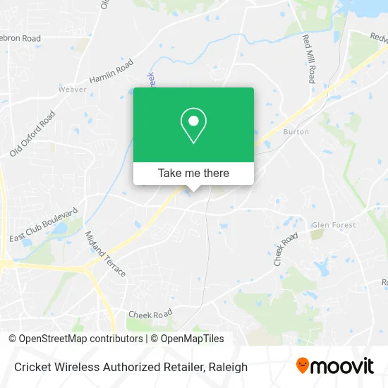 Cricket Wireless Authorized Retailer map