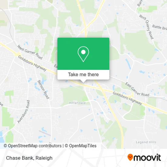Chase Bank map