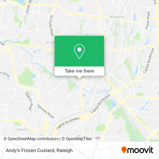 Andy's Frozen Custard map