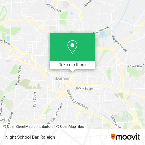 Night School Bar map