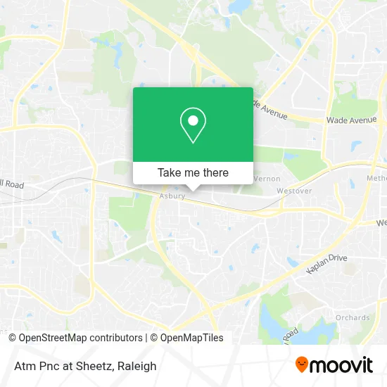 Atm Pnc at Sheetz map