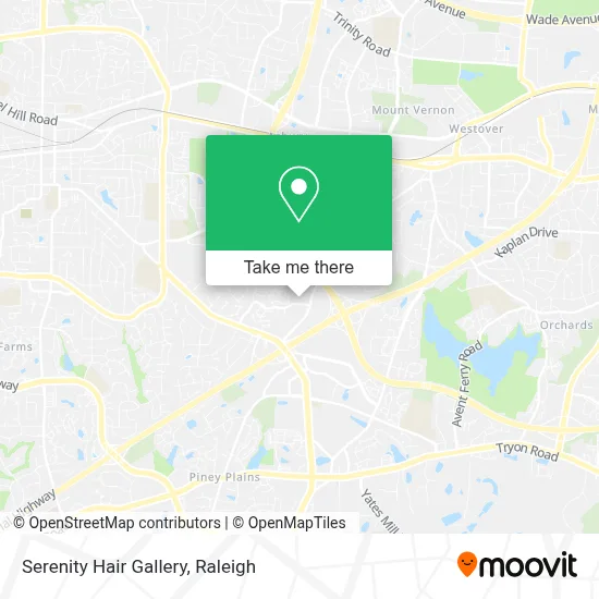 Serenity Hair Gallery map