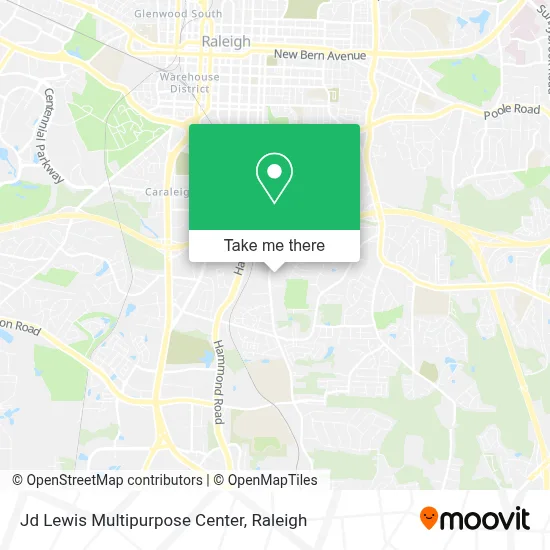 Jd Lewis Multipurpose Center map