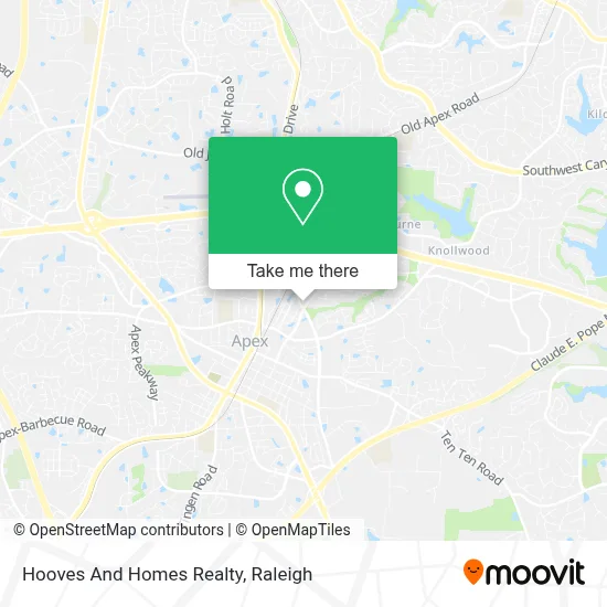 Hooves And Homes Realty map
