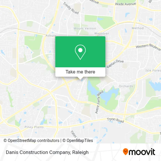 Danis Construction Company map