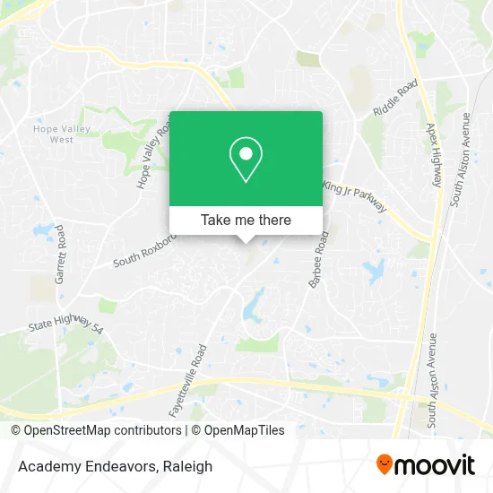 Academy Endeavors map