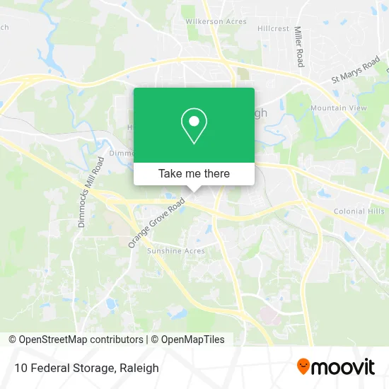 10 Federal Storage map