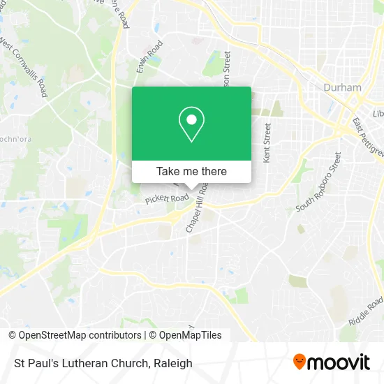 St Paul's Lutheran Church map