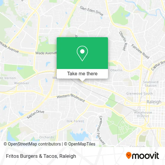 Fritos Burgers & Tacos map