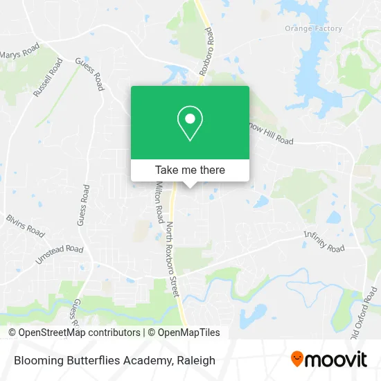 Blooming Butterflies Academy map