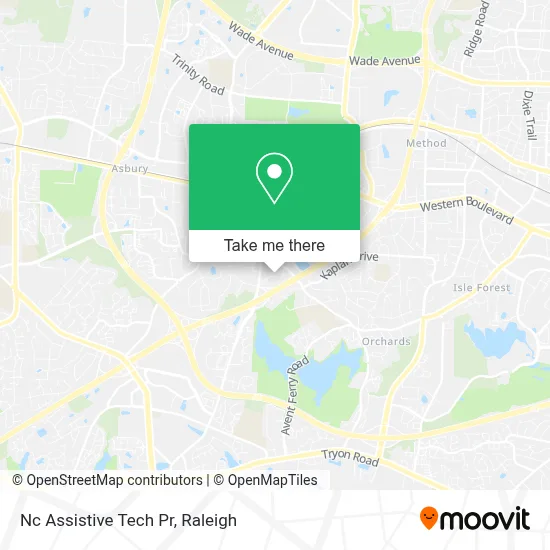Nc Assistive Tech Pr map